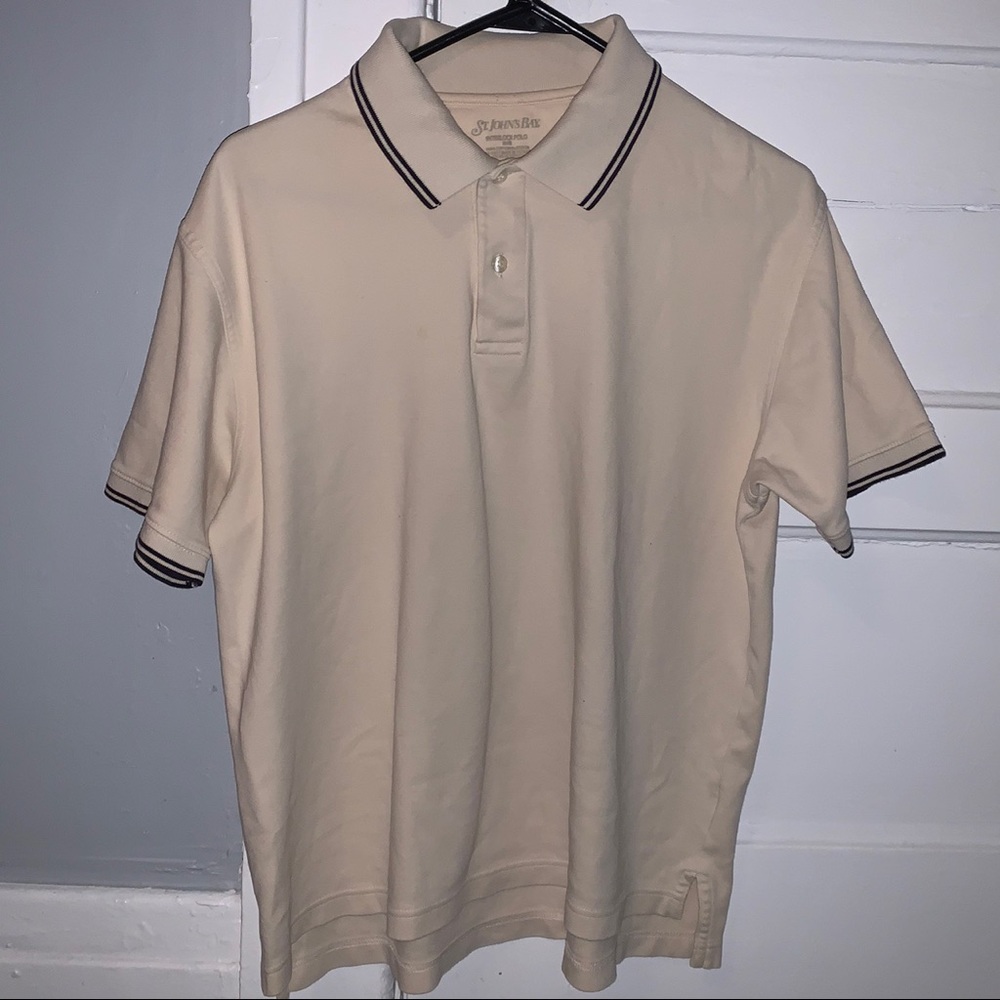 Tan polo shirt